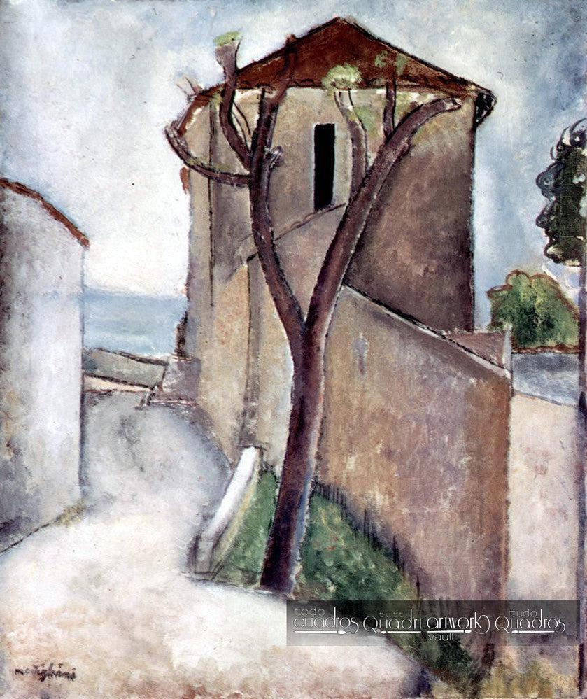 Tree and House, Modigliani