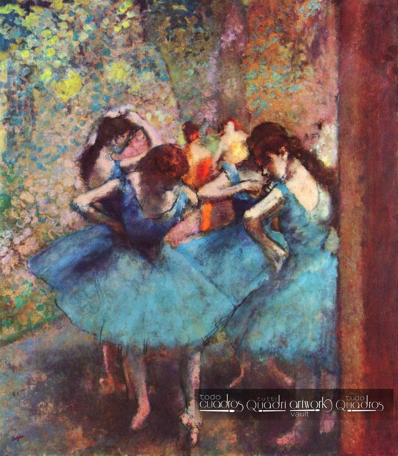 Dancers in Blue, Degas