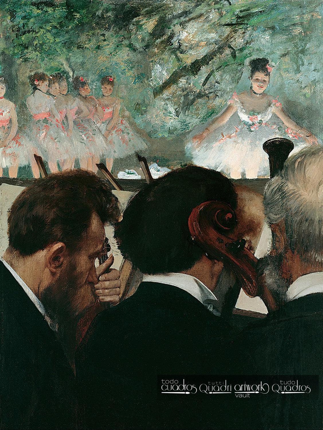 Orchestra Musicians, Degas