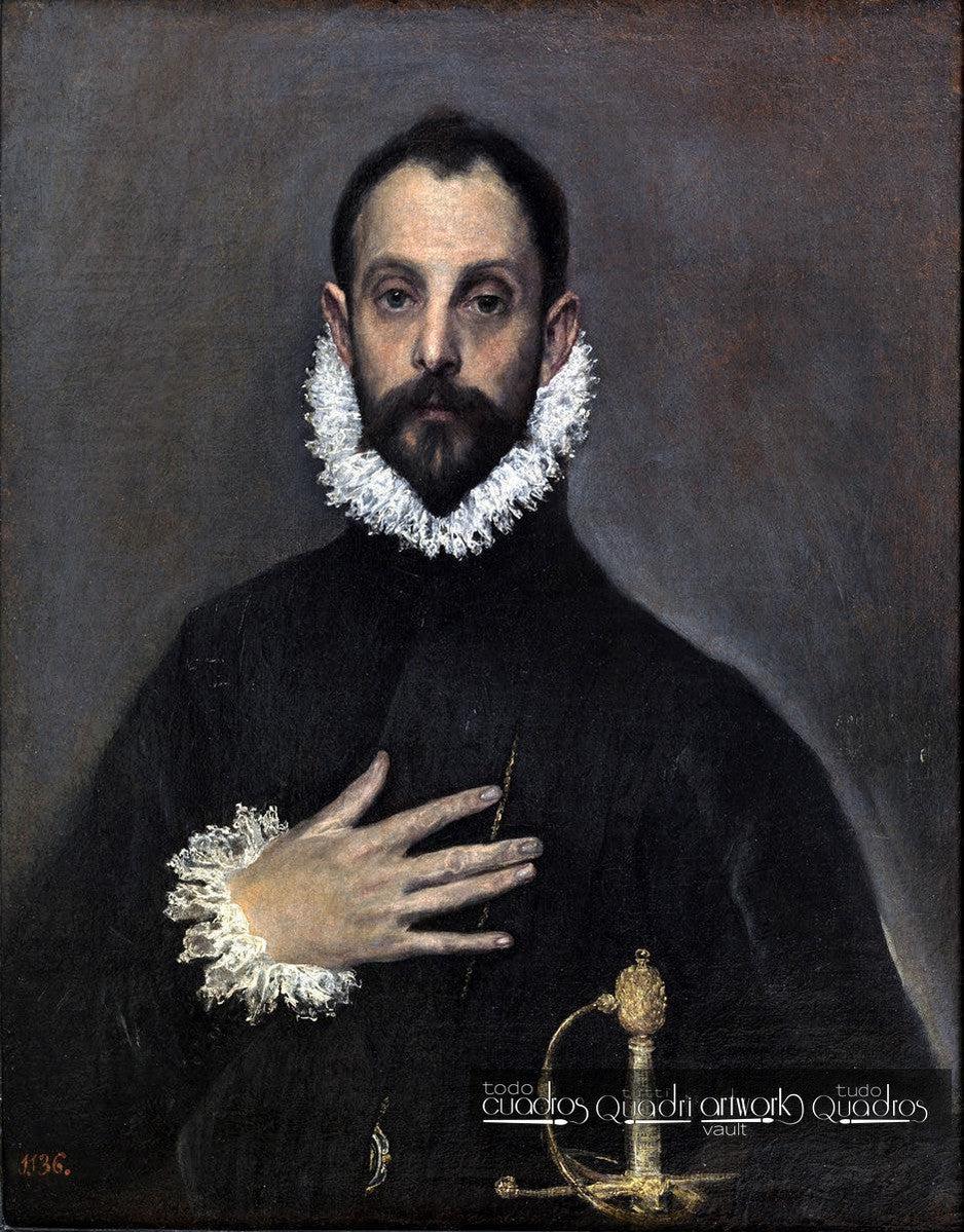 The Nobleman with his Hand on his Chest, El Greco