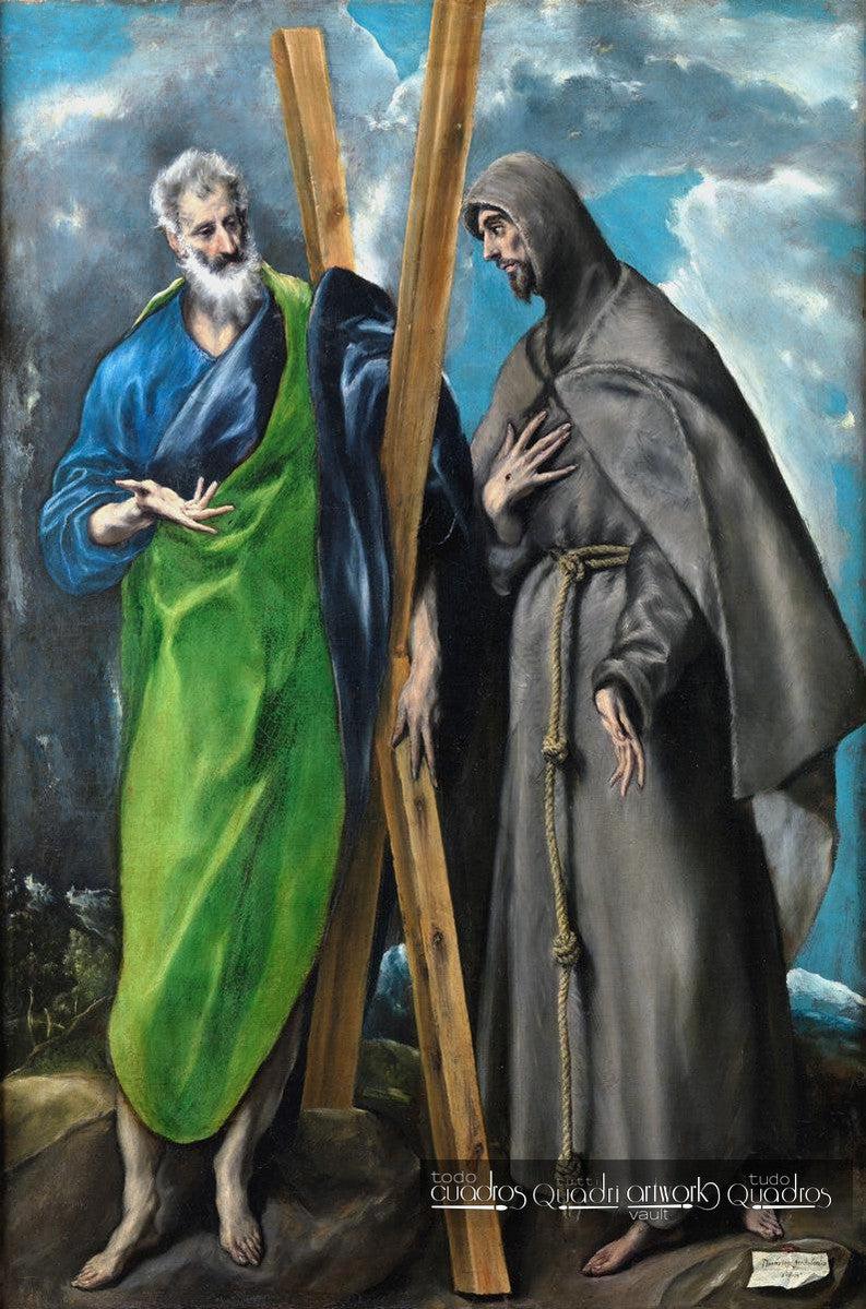 Saint Andrew and Saint Francis, El Greco