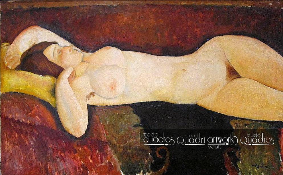Large Reclining Nude, Modigliani