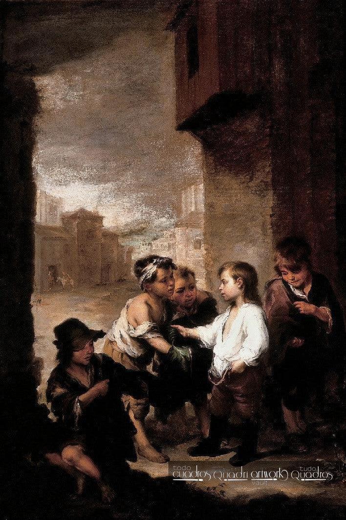 Saint Thomas of Villanueva Dividing His Clothes Among Beggar Boys, Murillo