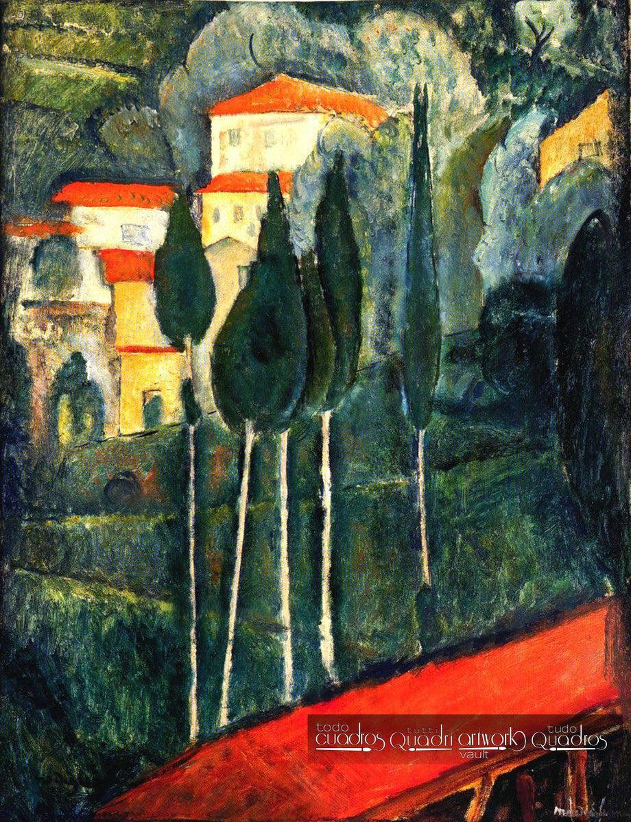 Landscape of the Midi, Modigliani
