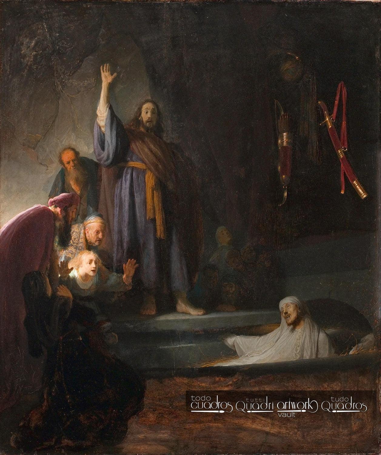 The Raising of Lazarus, Rembrandt
