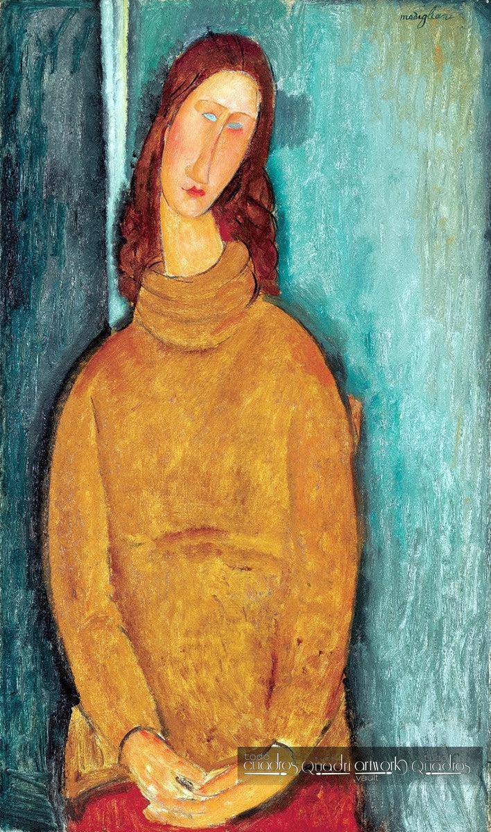 Portrait of Jeanne Hébuterne, Modigliani